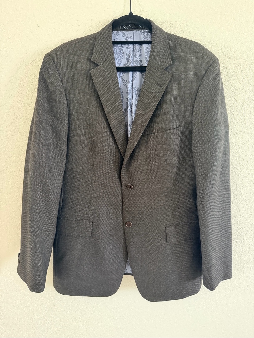 SAND Copenhagen Grey Wool Blazer VBC Fabric Mens IT 52 US 42R